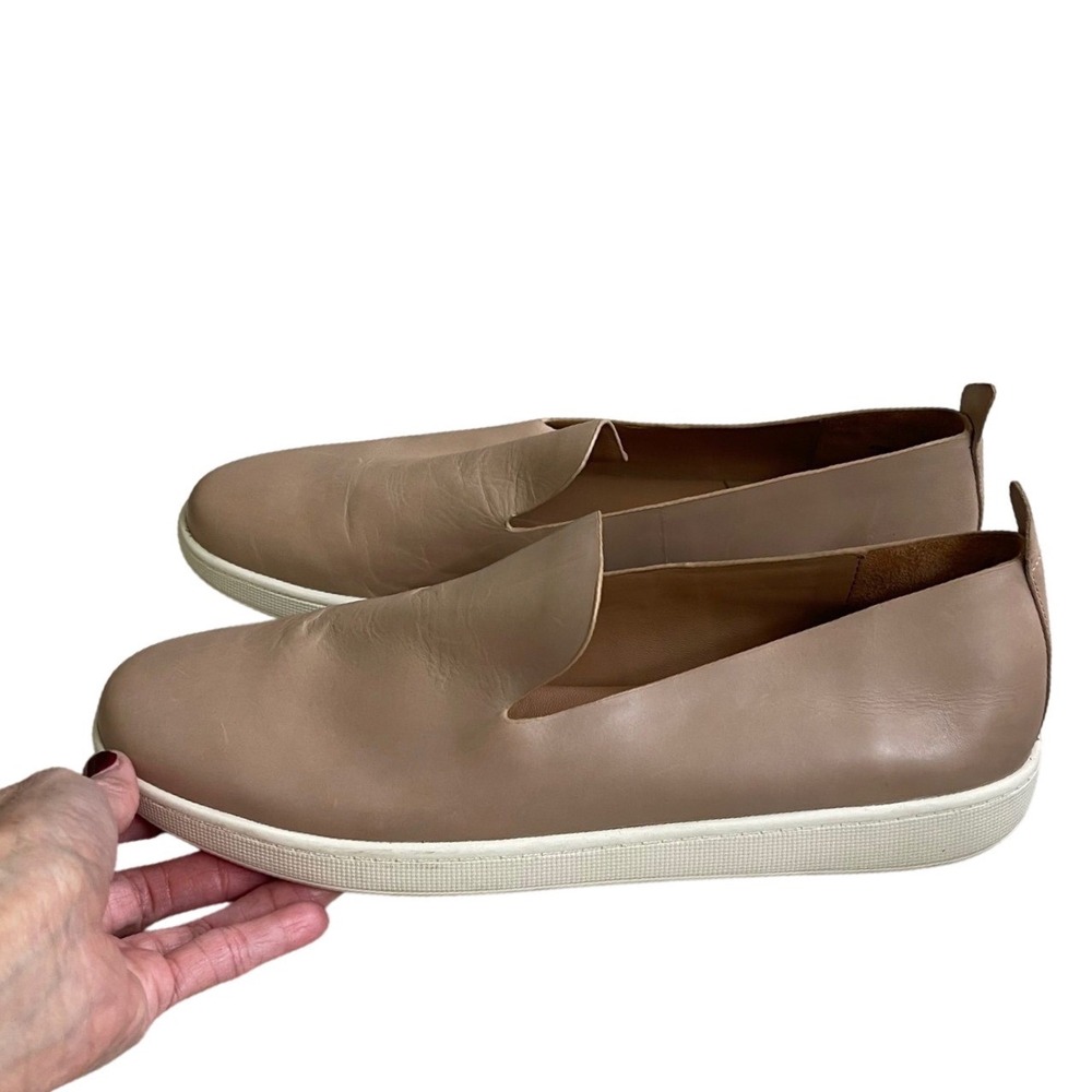SAVA WOMEN'S SAVA NELL SLIP-ON leather eucSHOES in‎ beige size 40m-USA 9.5-10m